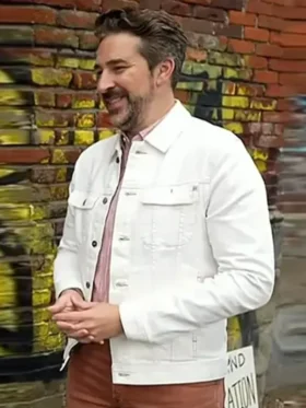 Today Joe Fryer White Jacket Front