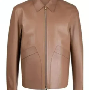 Today Lionel Richie Brown Leather Jacket