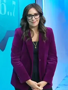 Today Savannah Sellers Velvet Blazer