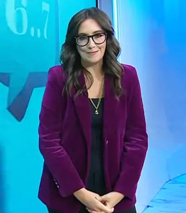 Today Savannah Sellers Velvet Blazer