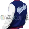 Toronto Blue Jays Blue Varsity Jacket left back