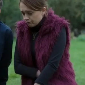 Toxic Town 2025 Aimee Lou Purple Fur Vest