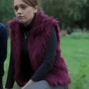 Toxic Town 2025 Aimee Lou Purple Fur Vest