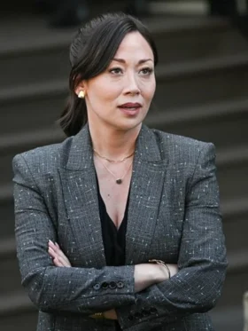 Tracker S03 Fiona Rene Grey Blazer Back