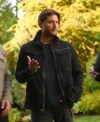 Tracker S03 Jensen Ackles Black Jacket Back