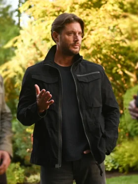 Tracker S03 Jensen Ackles Black Jacket Back