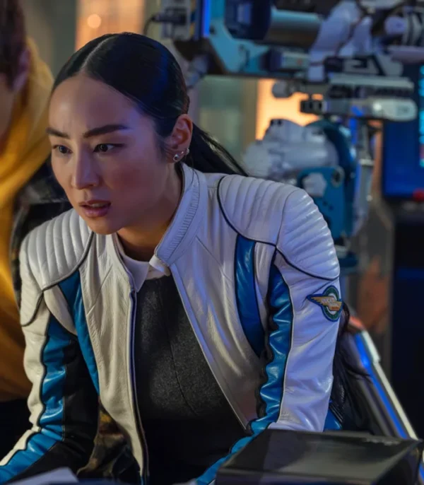Tron Ares Greta Lee Leather Jacket