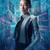 Tron Ares 2025 Greta Lee Leather Jacket