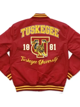 Tuskegee University 1881 Red Varsity Jacket