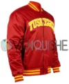 Tuskegee University 1881 Red Varsity Jacket right
