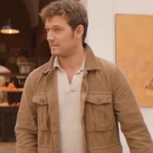 Under the Stars Alex Pettyfer Corduroy Jacket Side