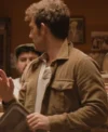 Under the Stars Alex Pettyfer Brown Corduroy Jacket