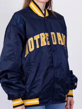 University Notre Dame Starter Jacket Satin