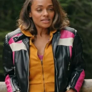 Virgin River S05 Kandyse McClure Biker Jacket