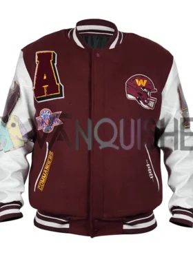 Washington Commanders Mashup Varsity Jacket front