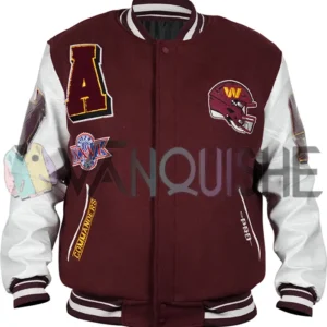 Washington Commanders Mashup Varsity Jacket front