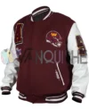 Washington Commanders Mashup Varsity Jacket left