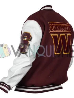 Washington Commanders Mashup Varsity Jacket left back