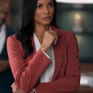 Alternative view of Watson S02 Rochelle Aytes Pink Blazer