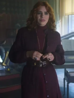 Wednesday S02 Billie Piper Long Coat