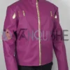 What If Star Lord Purple Leather Costume Jacket right
