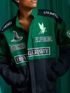 Wicked Elphaba Defying Gravity Racing Jacket