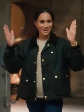 With Love Meghan S02 Meghan Markle Green Jacket