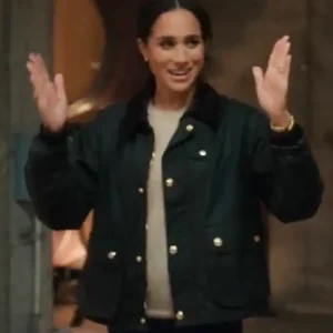With Love Meghan S02 Meghan Markle Green Jacket