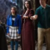 Wizards Beyond Waverly Place Alex Russo Maroon Coat Side