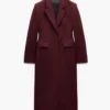 Wizards Beyond Waverly Place Alex Russo Maroon Coat