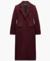 Wizards Beyond Waverly Place Alex Russo Maroon Coat