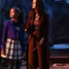 Wizards Beyond Waverly Place Alex Russo Maroon Coat Front