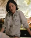 Yellowstone S5 Kelsey Asbille Denim Shirt Front Look