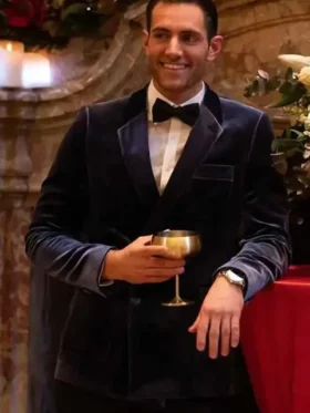 12 Dates of Christmas S02 Garrett Marcantel Velvet Blazer