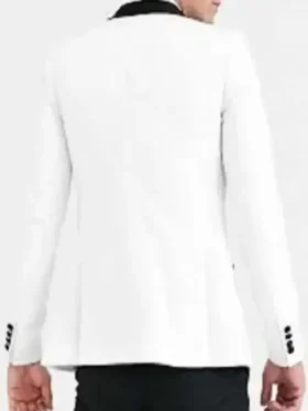 13 Reasons Why Justin Foley White Tuxedo Back Look