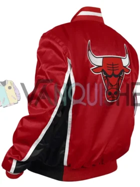 1992-93 Chicago Bulls Warm Up Jacket leftback van