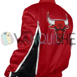 1992-93 Chicago Bulls Warm Up Jacket leftback van