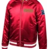 49ers Faithful To The Bay Jacket Red Color Front Look