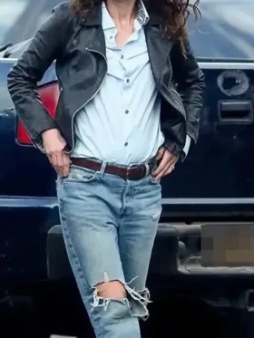 9 Bullets 2022 Lena Headey Leather Jacket