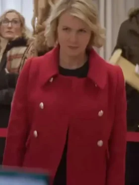 A Heidelberg Holiday Ginna Claire Mason Red Coat Front Look