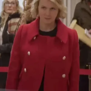 A Heidelberg Holiday Ginna Claire Mason Red Coat Front Look