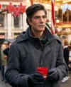 A Keller Christmas Vacation Brandon Routh Wool Coat
