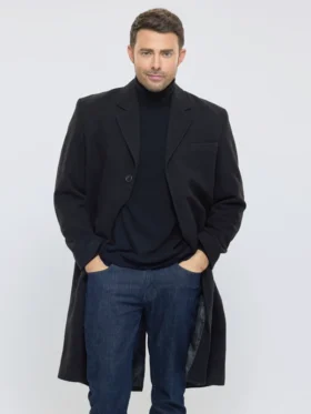 A Keller Christmas Vacation Jonathan Bennett Black Coat
