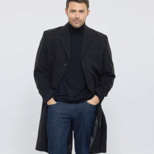 A Keller Christmas Vacation Jonathan Bennett Black Coat