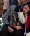 A Keller Christmas Vacation Jonathan Bennett Grey Wool Coat