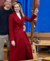 A Newport Christmas Ginna Claire Mason Red Wool Coat