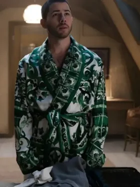 A Very Jonas Christmas Movie 2025 Nick Jonas Robe Front Look