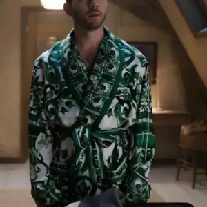 A Very Jonas Christmas Movie 2025 Nick Jonas Robe Front Look