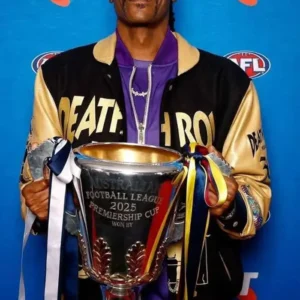 AFL 2025 Grand Final Snoop Dogg Varsity Jacket