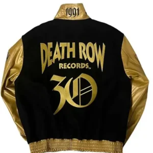 AFL 2025 Grand Final Snoop Dogg Varsity Jacket Back look
